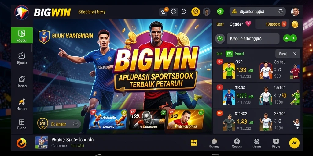 Screenshot BIGWIN memperlihatkan antarmuka taruhan yang interaktif dan menarik.