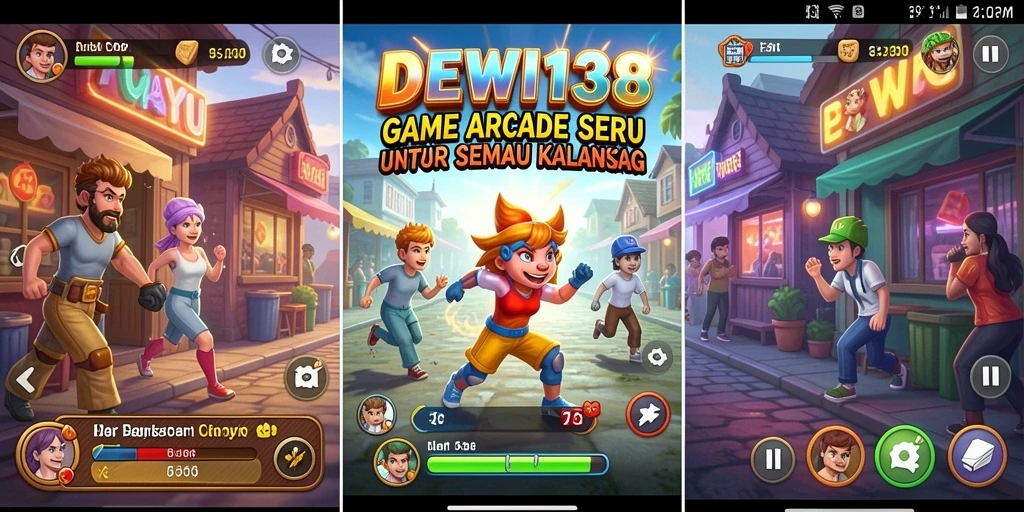 Tampilan utama DEWI138 menampilkan gameplay yang mendebarkan dan penuh warna.