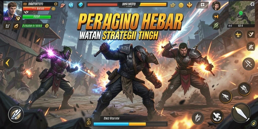 Tangkapan layar <strong>DIREKTURTOTO</strong> menampilkan aksi pertarungan yang mendebarkan.