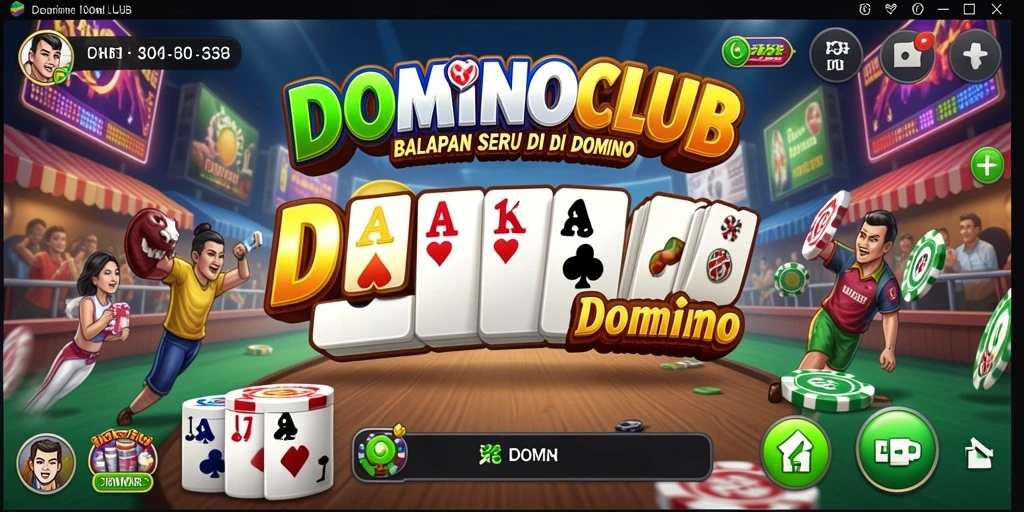 Tampilan menarik dari gameplay balapan DOMINOCLUB yang penuh aksi.