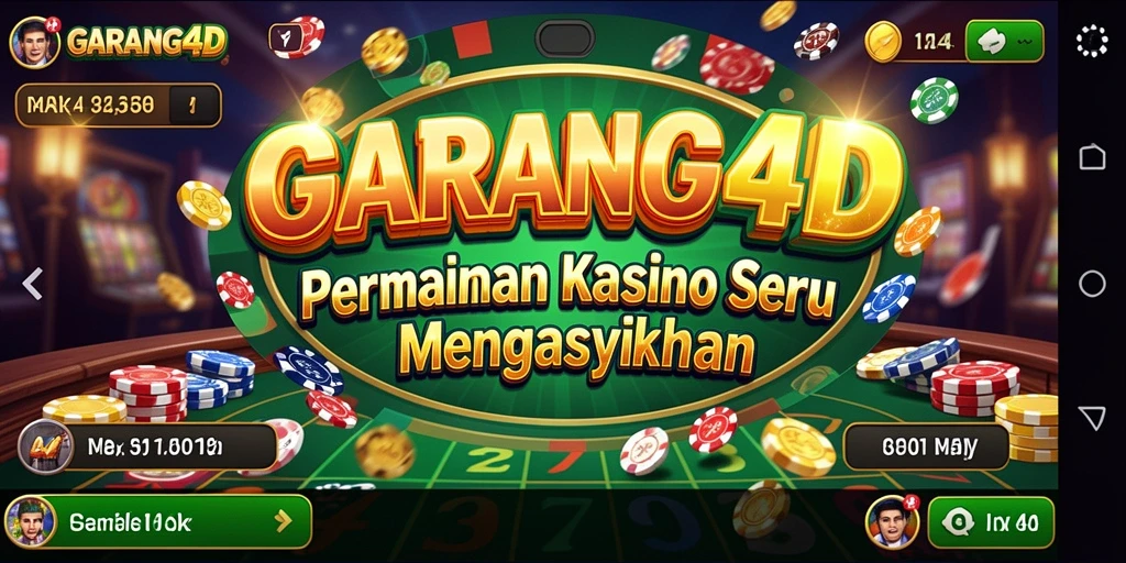 Tampilan menarik dari gameplay kasino GARANG4D yang mengasyikkan.
