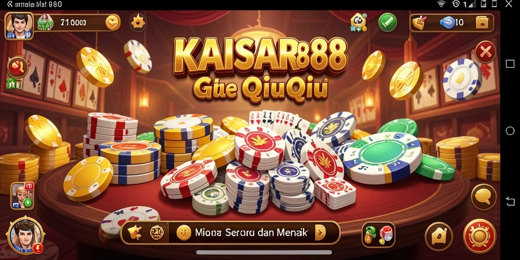 Screenshot gameplay QiuQiu yang mendebarkan di KAISAR888.