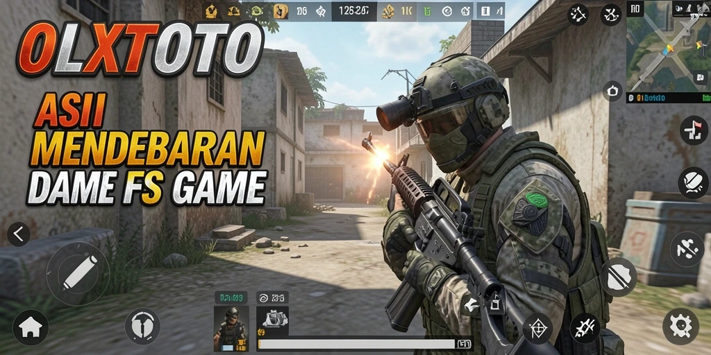 Tampilan gameplay mendebarkan dalam OLXTOTO dengan aksi tembak-menembak yang spektakuler.