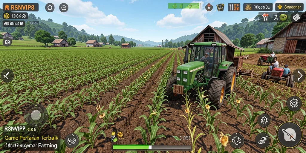 Gameplay seru di RSNVIP8 dengan aktivitas bertani yang mengasyikkan.