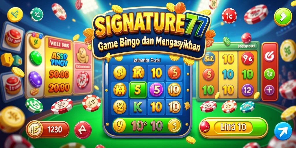 Gameplay seru Bingo SIGNATURE77 yang mengasyikkan.