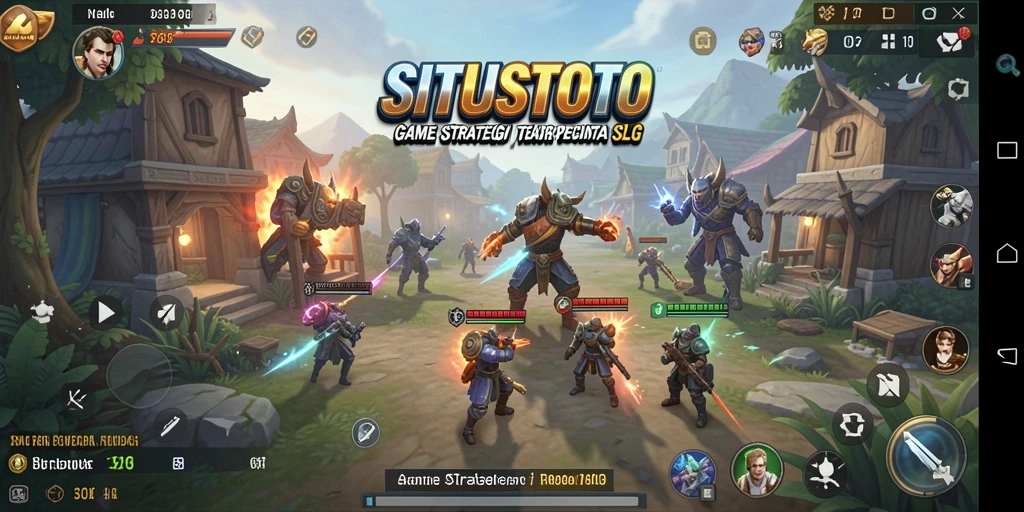 Tampilan gameplay menarik dengan aksi strategi di SITUSTOTO.