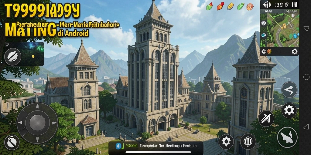 Tampilan gameplay T9999 yang menegangkan dalam Tower Defense.